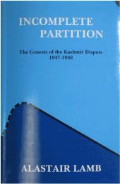 book Incomplete Partition: The Genesis of the Kashmir Dispute 1947-1948