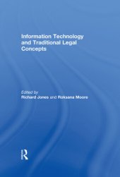 book Information Technology and Traditional Legal Concepts