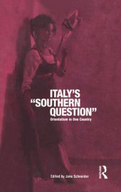 book Italy's 'Southern Question'