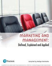 book Marketing and Management: Defined, Explained and Applied