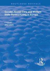 book Gender, Social Care and Welfare State Restructuring in Europe