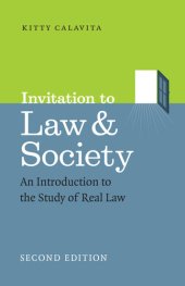 book Invitation to Law & Society: An Introduction to the Study of Real Law