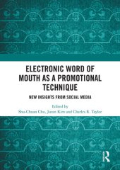 book Electronic Word of Mouth as a Promotional Technique: New Insights from Social Media