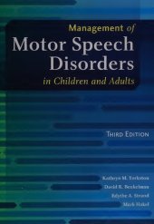 book Management of Motor Speech Disorders in Children and Adults