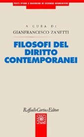 book Filosofi del diritto contemporanei