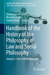 book Handbook of the History of the Philosophy of Law and Social Philosophy: Volume 2: From Kant to Nietzsche