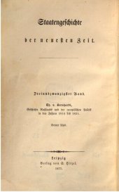 book Geschichte Rußlands und der europäischen Politik in den Jahren 1814 bis 1831