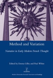 book Method and Variation: Narrative in Early Modern French Thought (Legenda Main)