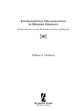 book Environmental Organizations in Modern Germany