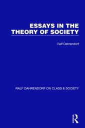 book Essays in the Theory of Society