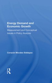 book Energy Demand and Economic Growth