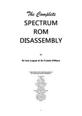 book The Complete Spectrum ROM Disassembly