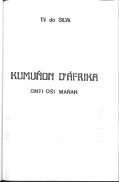 book Kumun̂on d'Áfrika: onti oŝi man̂an