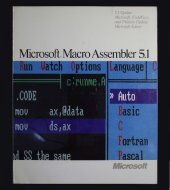 book Microsoft. Macro Assembler 5.1. For MS®. OS/2 and MS-DOS® Operating Systems