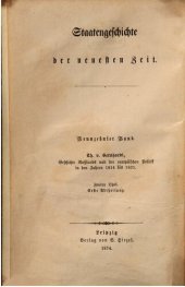 book Geschichte Rußlands und der europäischen Politik in den Jahren 1814 bis 1831