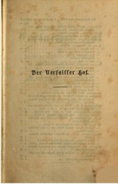 book Der Versailler Hof: vom Anfange des achtzehnten bis zur Mitte des neunzehnten Jahrhunderts