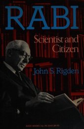 book Rabi: Scientist and Citizen