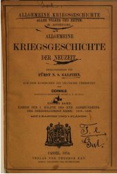 book Kriege der 1. Hälfte des XVII. Jahrhunderts. Der Dreißigjährige Krieg 1618 - 1648