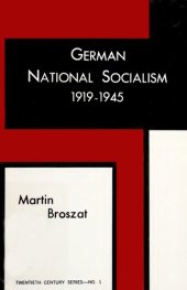 book German National Socialism, 1919-1945