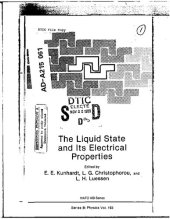 book The Liquid State and Its Electrical Properties