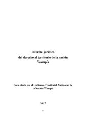 book Informe jurídico del derecho al territorio de la nación Wampís (Shíbaro/ Aents)