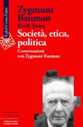 book Società, etica, politica, Conversazioni con Zygmunt Bauman