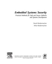 book Embedded Systems Security: Practical Methods for Safe and Secure Software and Systems Development