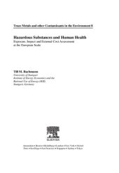 book Hazardous Substances and Human Health: Exposure Impact and External Cost Assessment at the European Scale