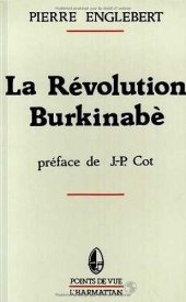 book La révolution burkinabé