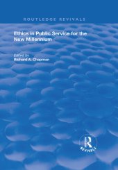 book Ethics in Public Service for the New Millennium