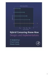 book Hybrid Censoring Know-How. Design and Implementations