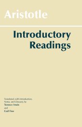 book Aristotle: Introductory Readings (Hackett Classics)