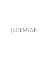 book Jeremiah (Smyth & Helwys Bible Commentary)