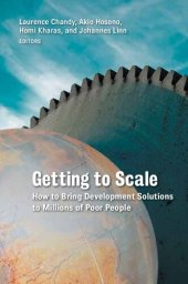 book Getting to Scale: How to Bring Development Solutions to Millions of Poor People