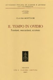 book Il tempo in Ovidio. Funzioni, meccanismi, strutture