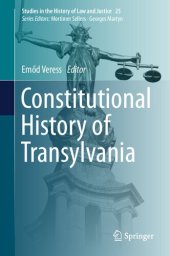 book Constitutional History of Transylvania