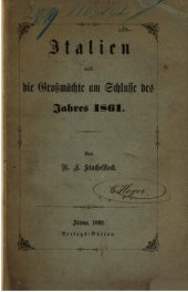 book Italien und die Großmächte am Ende des Jahres 1861