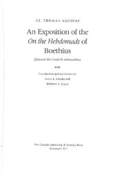 book An Exposition of the "On the Hebdomads" of Boethius