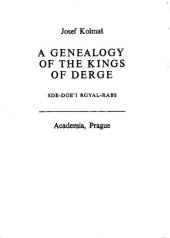 book A Geneaology of the Kings of Derge