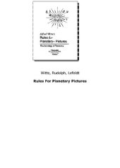 book Alfred Witte's Rules For Planetary Pictures, The Astrology Of Tomorrow