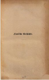 book Finnische Geschichte von den frühesten Zeiten bis auf die Gegenwart