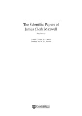 book The Scientific Papers of James Clerk Maxwell