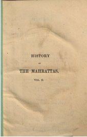 book History of the Mahrattas