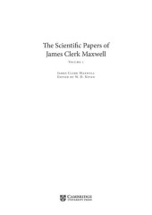 book The Scientific Papers of James Clerk Maxwell. Volume 2