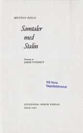 book Samtaler med Stalin