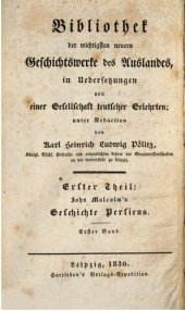 book Geschichte Persiens von der frühesten Periode an bis zur jetzigen Zeit