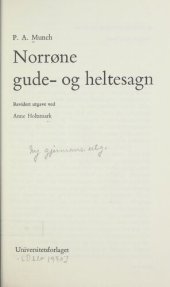 book Norrøne gude- og heltesagn