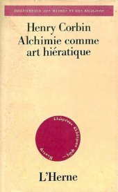 book Alchimie comme art hiératique