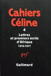 book Lettres et premiers écrits d'Afrique, 1916-1917