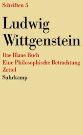 book Schriften 5 : Das Blaue Buch. Eine philosophische Betrachtung